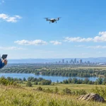 FAA Drone Rules: A Recreational Flyer’s Guide Recreational drone pilot maintaining visual line of sight in open airspace